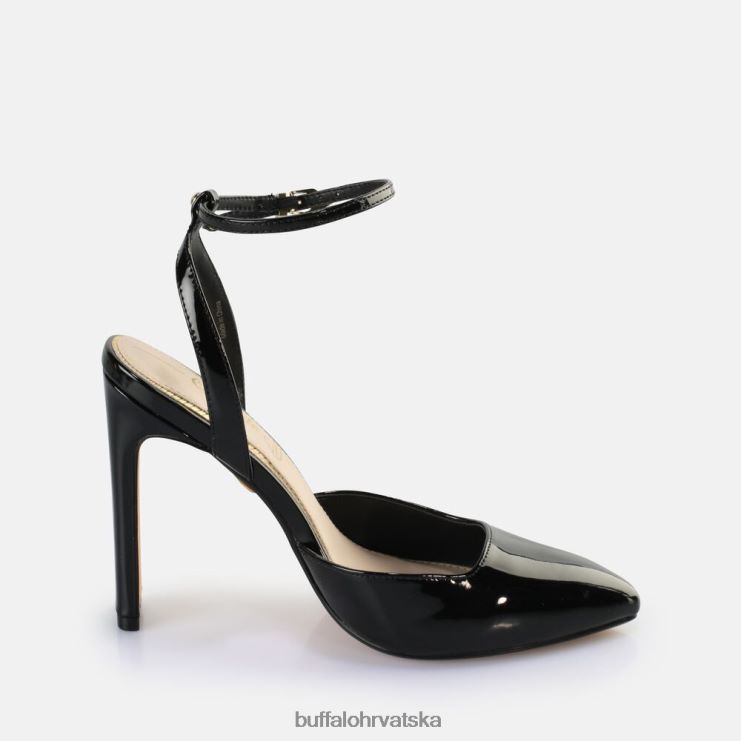 crno Buffalo jolie vamp sandale na petu veganske |sandale TDD6T331
